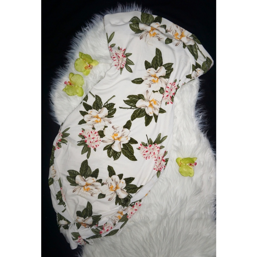 Plus size Flower tube dress